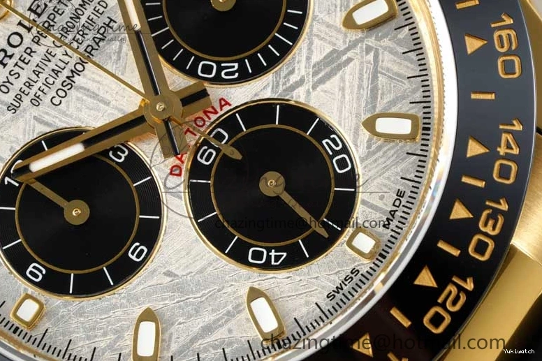 Dial 1:1 Strap Oysterflex Daytona Edition QF 116518 Rubber Best SA4130 on Meteorite 0706